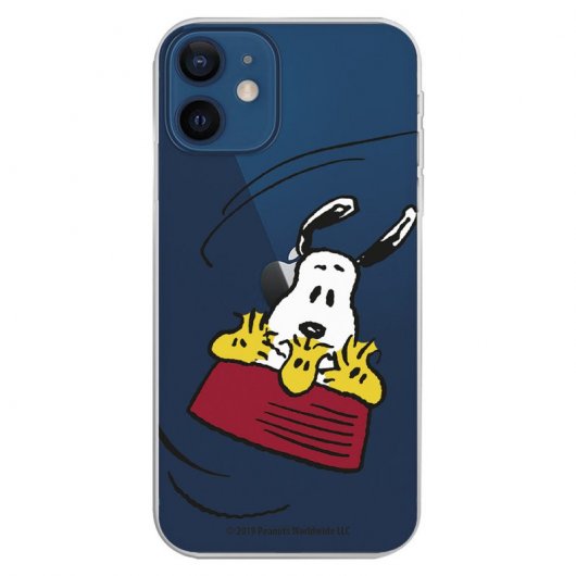 Funda Oficial de Peanuts Woodstock y Snoopy Volando Snoopy para iPhone 12