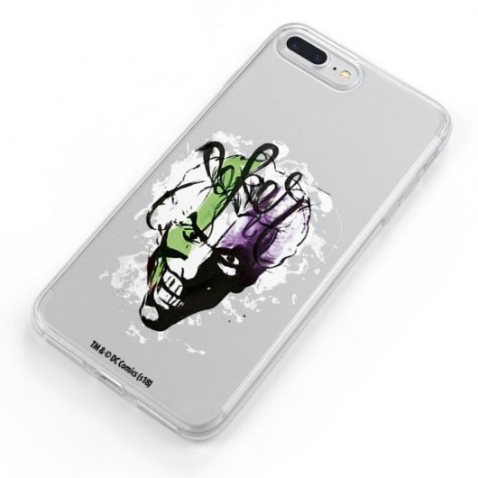 Funda Oficial de DC Comics Joker Rostro Transparente para iPhone 11