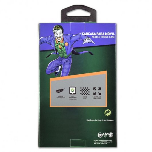 Funda Oficial de DC Comics Joker Rostro Transparente para iPhone 11