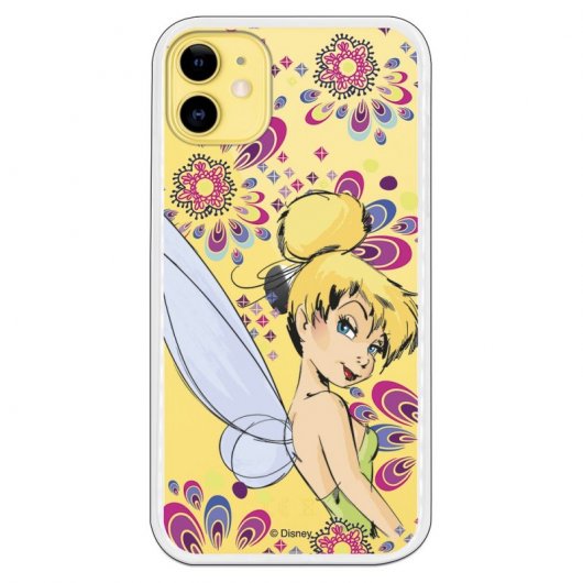 Funda Oficial de Disney Campanilla Flores Peter Pan para iPhone 11