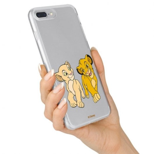 Funda Oficial de Disney Simba y Nala Mirada Cómplice  El Rey León para iPhone 11