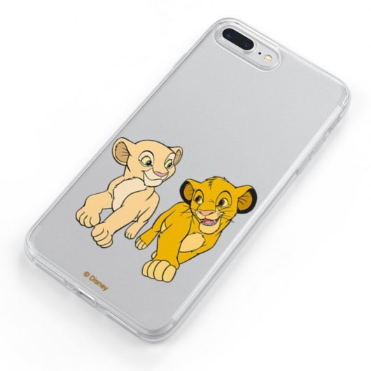 Funda Oficial de Disney Simba y Nala Mirada Cómplice  El Rey León para iPhone 11