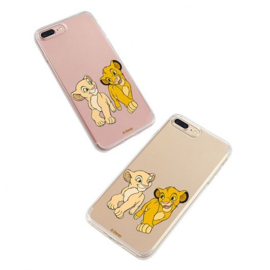 Funda Oficial de Disney Simba y Nala Mirada Cómplice  El Rey León para iPhone 11