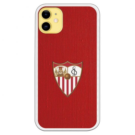 Funda Oficial Sevilla FC del Sevilla Fondo Rojo para iPhone 11