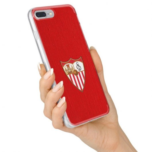 Funda Oficial Sevilla FC del Sevilla Fondo Rojo para iPhone 11