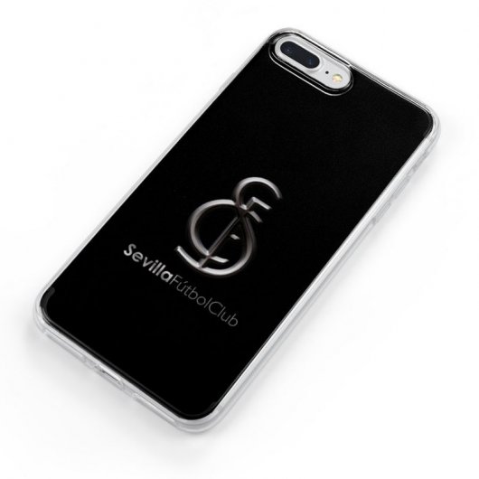 Funda Oficial Sevilla FC del Sevilla Metal Fondo Negro para iPhone 11