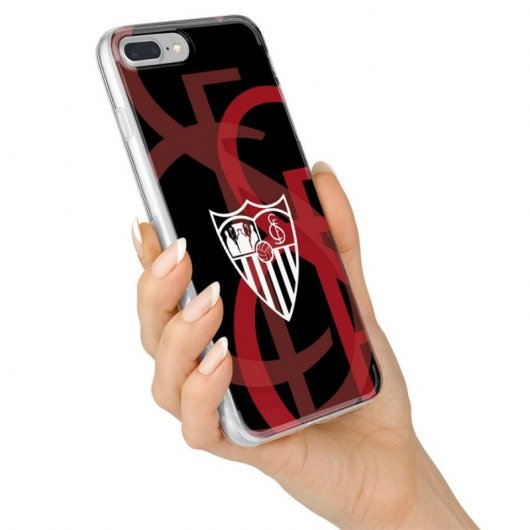 Funda Oficial Sevilla FC del Sevilla Escudo Blanco Fondo Escudo para iPhone 11