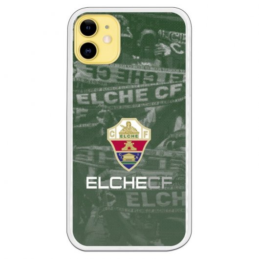 Funda Oficial Elche CF del Elche Escudo Fondo Afición para iPhone 11