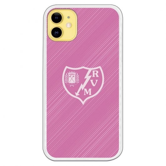 Funda Oficial Rayo Vallecano de Madrid del Rayo Escudo Rosa para iPhone 11