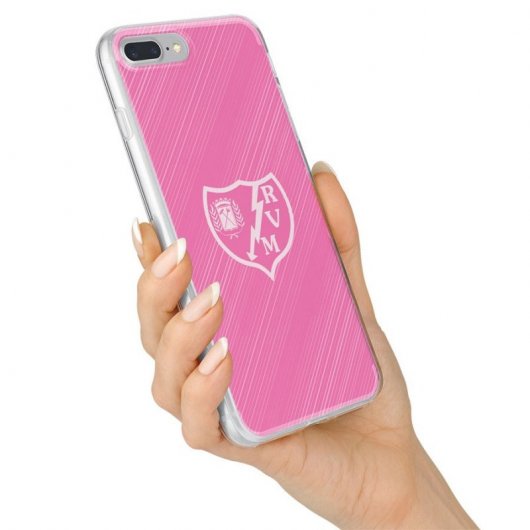 Funda Oficial Rayo Vallecano de Madrid del Rayo Escudo Rosa para iPhone 11