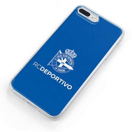 Funda Oficial RC Deportivo de La Coruña del Depor Escudo Blanco Fondo Azul para iPhone 11