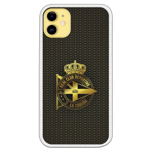 Funda Oficial RC Deportivo de La Coruña del Depor Escudo Oro para iPhone 11