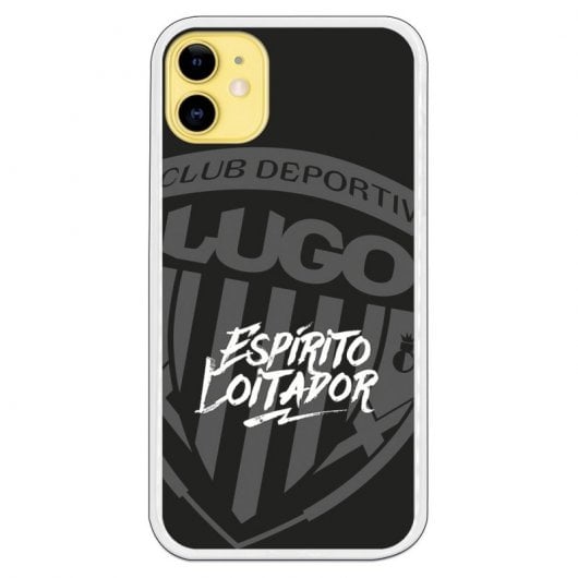 Funda Oficial C.D Lugo del Lugo Negro Espirito Loitador para iPhone 11