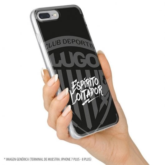 Funda Oficial C.D Lugo del Lugo Negro Espirito Loitador para iPhone 11