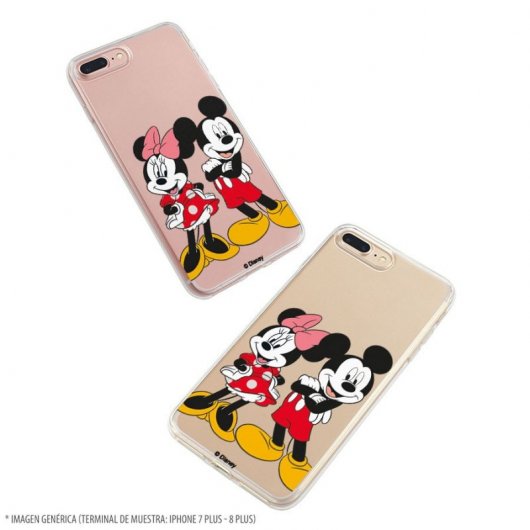 Funda Oficial de Disney Mickey y Minnie Posando Clásicos Disney para iPhone 11