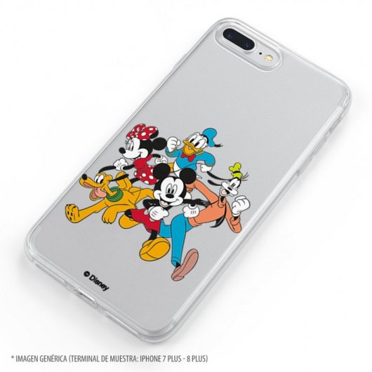 Funda Oficial de Disney Mickey Friends Siluetas Clásicos Disney para iPhone 11