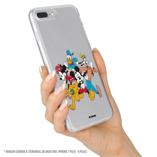 Funda Oficial de Disney Mickey Friends Siluetas Clásicos Disney para iPhone 11