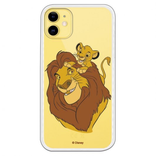 Funda Oficial de Disney Mufasa y Simba Silueta El Rey León para iPhone 11