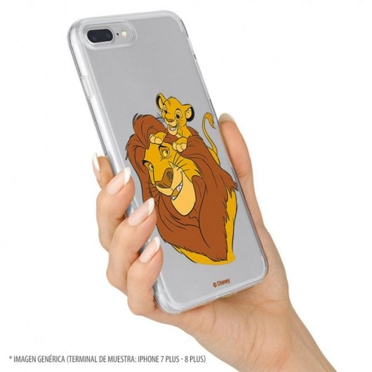 Funda Oficial de Disney Mufasa y Simba Silueta El Rey León para iPhone 11