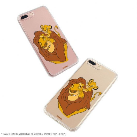 Funda Oficial de Disney Mufasa y Simba Silueta El Rey León para iPhone 11