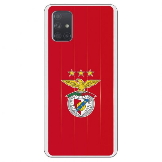 Funda Oficial Benfica del Benfica Escudo Fondo Rojo para Samsung Galaxy A71