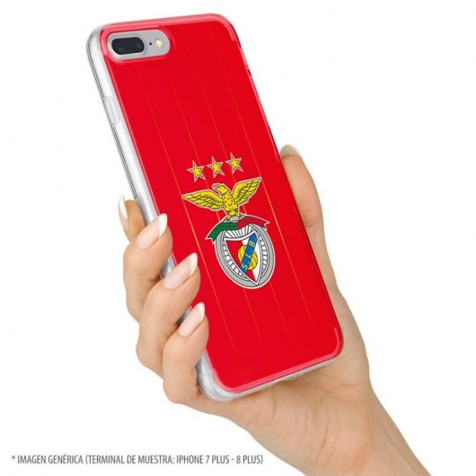 Funda Oficial Benfica del Benfica Escudo Fondo Rojo para Samsung Galaxy A71
