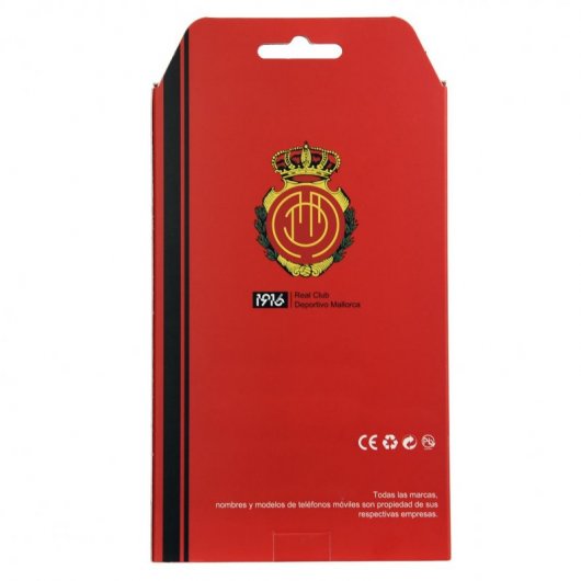 Funda Oficial RCD Mallorca del Mallorca RCD Diagonales Transparente para Samsung Galaxy A71