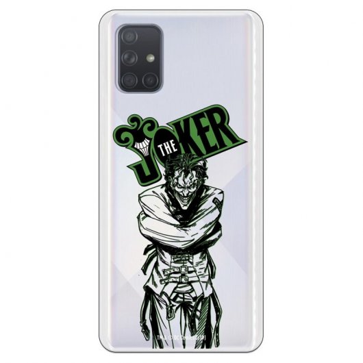 Funda Oficial de DC Comics Joker Transparente DC Comics para Samsung Galaxy A71