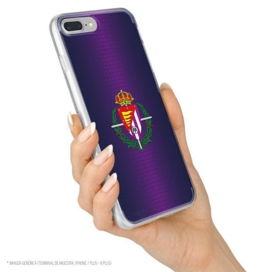Funda Oficial Real Valladolid del Valladolid Escudo Fondo Lila para Samsung Galaxy A51