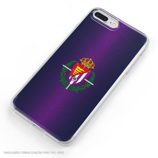 Funda Oficial Real Valladolid del Valladolid Escudo Fondo Lila para Samsung Galaxy A51