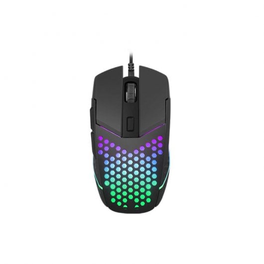 Mouse da gioco Fury Battler 6400 DPI Nero