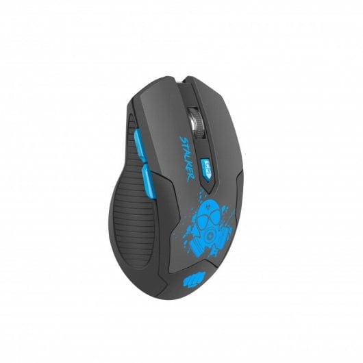 Mouse da gioco wireless Fury Stalker 2000 DPI Nero/Blu