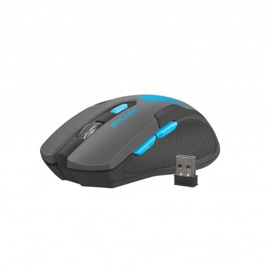 Mouse da gioco wireless Fury Stalker 2000 DPI Nero/Blu