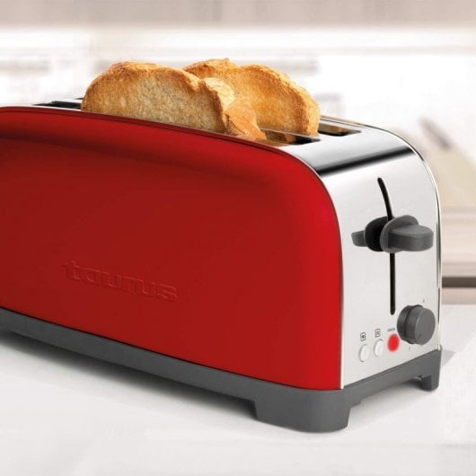 Grille-pain Taurus Vintage Red 1400W Rouge