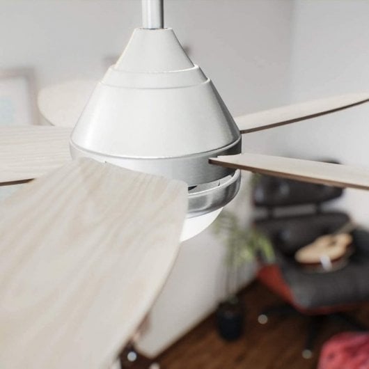 Ventilateur de plafond Cecotec EnergySilence Aero 490 avec lumière LED et contrôle 50W
