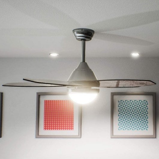 Ventilateur de plafond Cecotec EnergySilence Aero 490 avec lumière LED et contrôle 50W