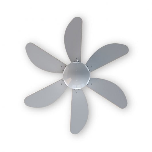 Cecotec EnergySilence Aero 350 Ventilador de Techo con Luz Aspas Reversibles 50W Madera/Blanco