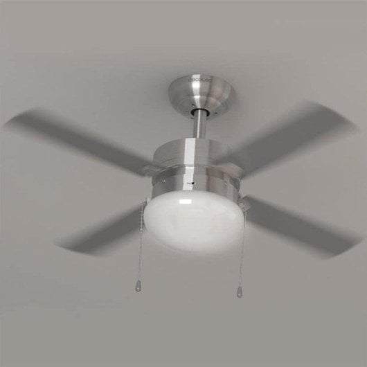Ventilatore a soffitto Cecotec EnergySilence Aero 450 50W 4 pale reversibili, luce integrata