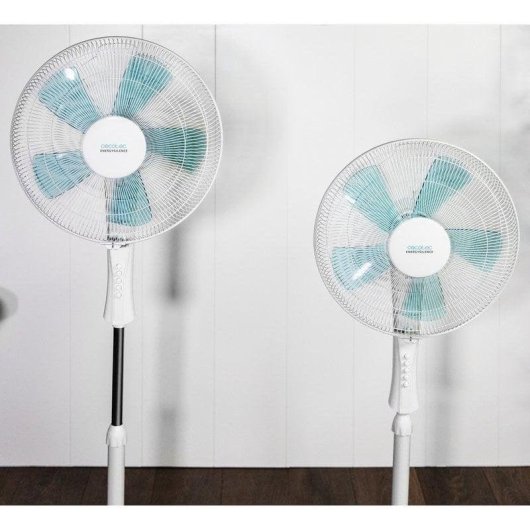 Ventoinha Cecotec EnergySilence 520 Power 50W 5 pás Oscilante 40cm Ajustável Branco