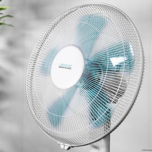 Ventoinha Cecotec EnergySilence 520 Power 50W 5 pás Oscilante 40cm Ajustável Branco