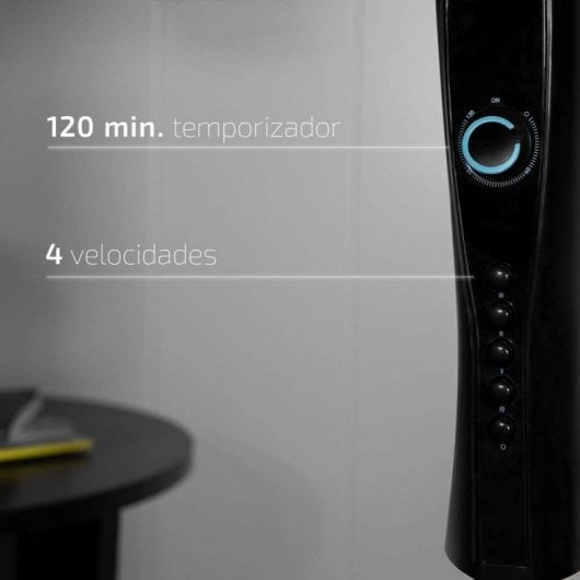 Cecotec EnergySilence 520 Power Black Ventilatore da terra 50W Nero