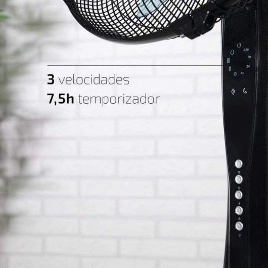 Ventoinha de Pé Cecotec EnergySilence 530 Power Connected 50W 40cm 3 Velocidades Comando Temporizador