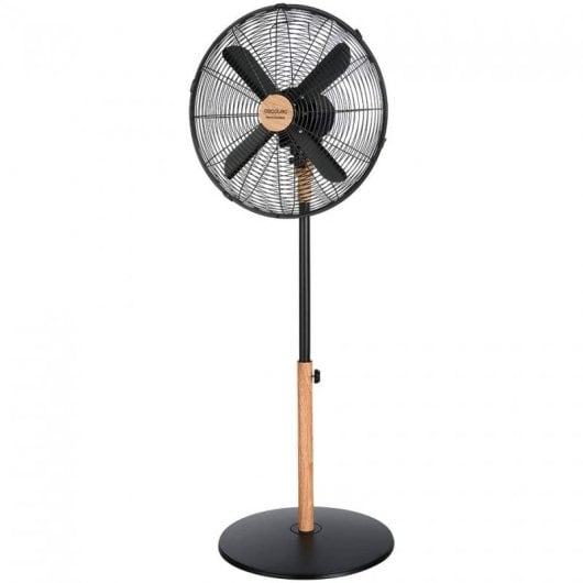 Cecotec EnergySilence 560 Woodstyle Ventilador de Pie 60W Negro/Madera