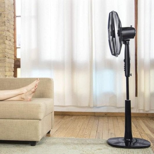 Ventilador Cecotec EnergySilence 1020 ExtremeFlow 60W 10 pás Altura Regulável Preto