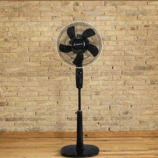 Ventilador Cecotec EnergySilence 1020 ExtremeFlow 60W 10 pás Altura Regulável Preto