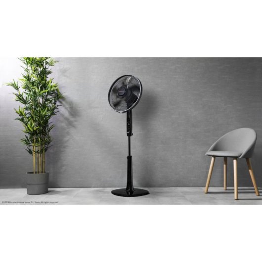Cecotec EnergySilence 1020 Extreme Connected Ventilador de Pie con Mando 60W Negro