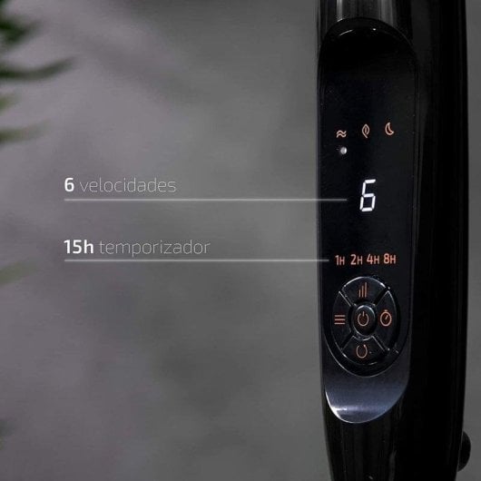 Ventilador Cecotec EnergySilence 1020 Extreme Connected 60W 10 Aspas LED Preto