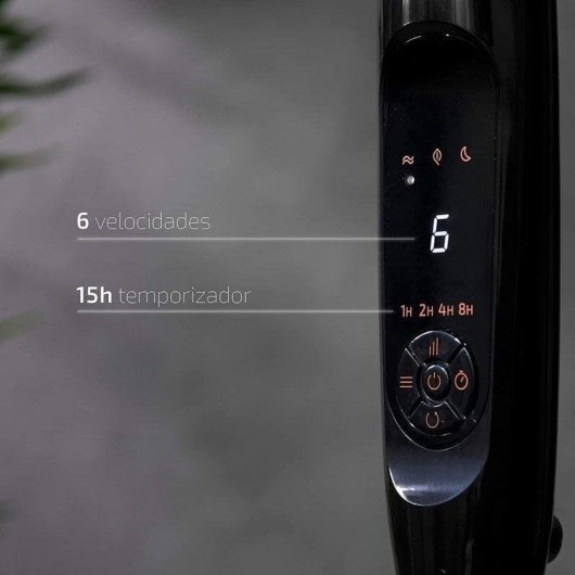 Cecotec EnergySilence 1020 Extreme Connected Ventilador de Pie con Mando 60W Negro