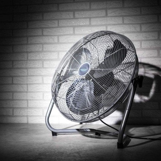 Ventoinha de Chão Industrial Cecotec EnergySilence 4100 Pro 100W 45cm 3 Velocidades Metálica Inclinável