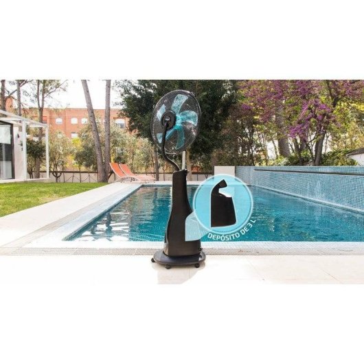 Ventoinha de Pé Nebulizadora Cecotec EnergySilence 690 Freshessence 90W 3 Velocidades Comando